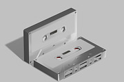 Cassette Mockup, a Merchandise Mockup by Permadi Creative (Thumbnail 3 of 5)