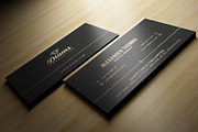 Simple Gold Business Card, a Business Card Template by Marvel (Thumbnail 4 of 5)