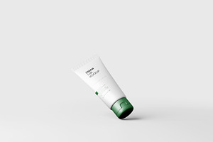 Cream Tube Mockup