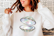 Sea Shells Clipart PNG, an Illustration by SinaCreation (Thumbnail 10 of 11)