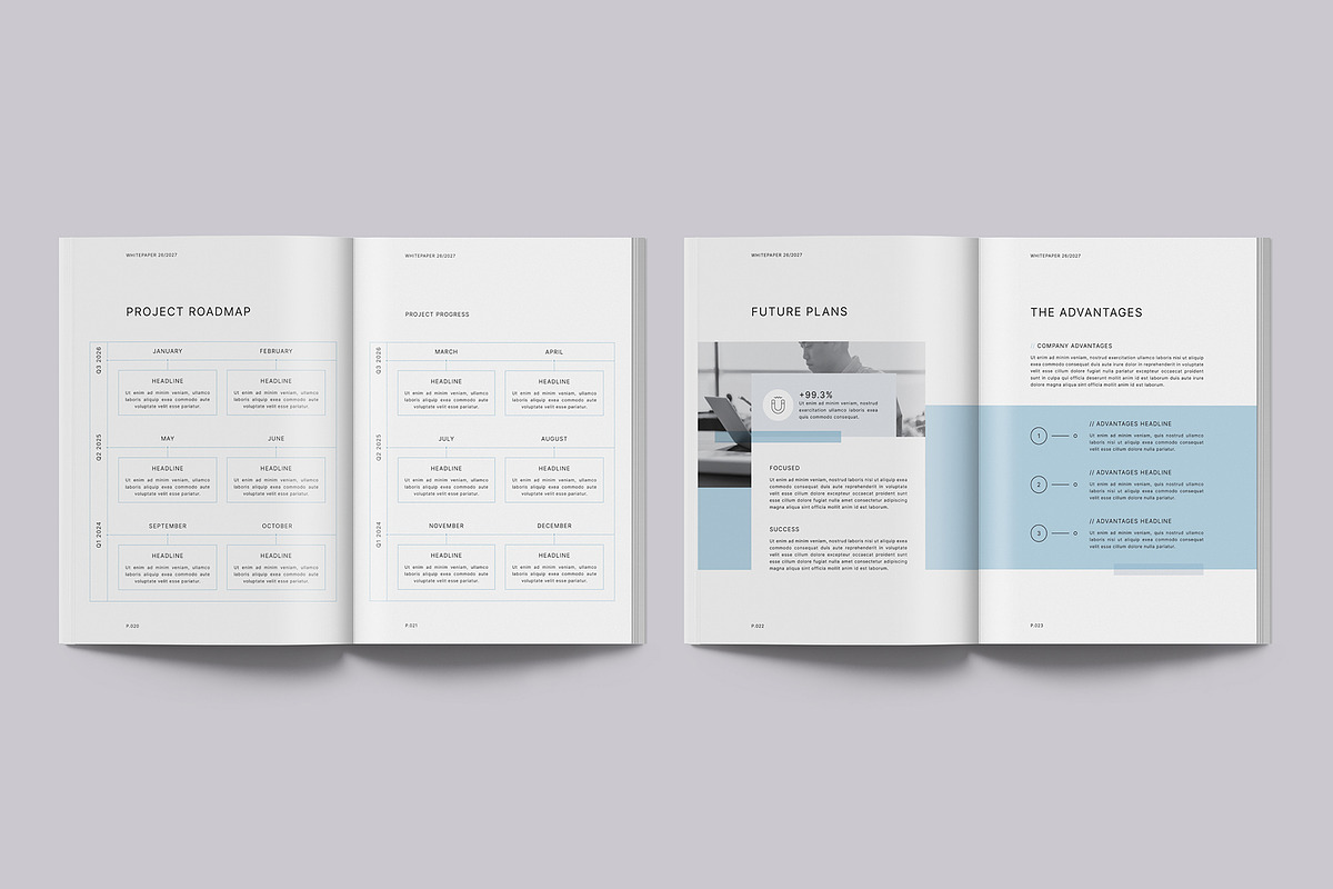 Business White Paper Template, a Brochure Template by Designsoul14 (Photo 11 of 12)