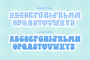 Plaid Chritmas Font, a Handwritten Font by Babymimiart (Thumbnail 8 of 9)
