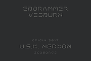 Goxve Futuristic Tech Font, a Font by baqoos (Thumbnail 3 of 7)
