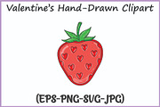 Valentines Doodle Clipart SVG Bundle, a Seasonal Illustration by Gfx Expert Team (Thumbnail 13 of 15)