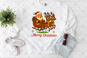 Merry Christmas Reindeer PNG, an Illustration by Craft Nest (Thumbnail 5 of 6)