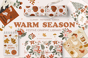 GRAPHIC BUNDLE 18 in 1, a Graphic by Cozy pattern shop (Thumbnail 6 of 20)