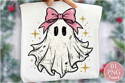 Coquette Ghost Bow Halloween PNG, a Seasonal Illustration by Rose Art (Thumbnail 1 of 4)