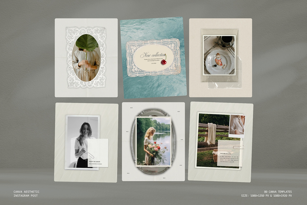 Editorial Scrapbook IG Templates, a Social Media Template by Pani Temp. (Photo 4 of 17)