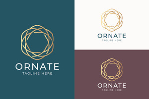 Intricate Circular Logo Gold Luxury, a Branding & Logo Template by Signatoro