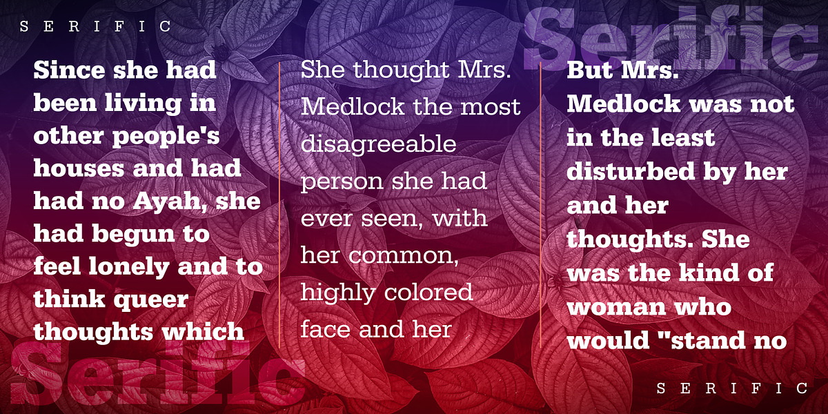 Serific, a Slab Serif Font by FontSite Inc. (Photo 2 of 2)