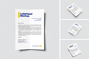 High Quality Letterhead Mockup, an Advertising Mockup by swsi-studio (Thumbnail 1 of 5)