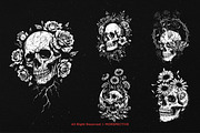 10 Bundle Dark Art Floral Death, an Illustration by Morspective (Thumbnail 3 of 7)