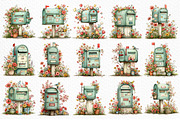 Whimsical Spring Mailbox Clipart, an Illustration by Craft Nest (Thumbnail 6 of 11)
