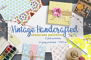 Handcrafted Vintage Patterns, a Pattern Graphic by Sinziana Romanescu (Thumbnail 1 of 4)