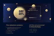 Glassmorphism effect designs, Vector, a Stationery Template by Zimages (Thumbnail 3 of 10)