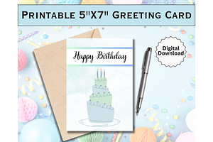 Happy Birthday Greeting Card