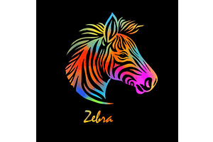 Zebra animal illustration, nature, an Animal Illustration by Nenahliadava Design