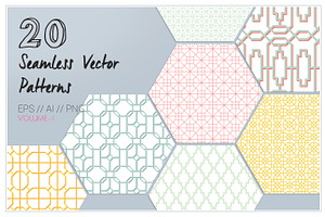 Seamless Vector Geometric Patterns