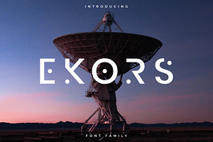 Ekors Font Family – Sans Serif