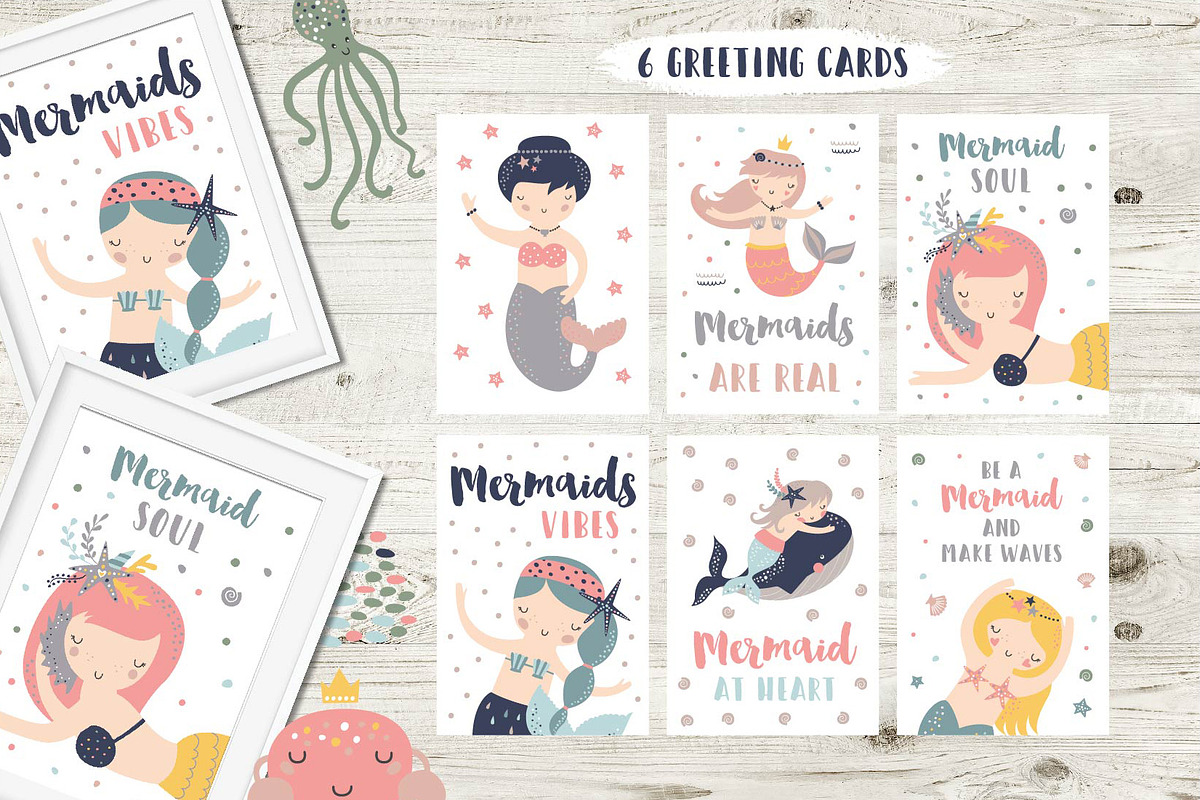 Mermaids vibes, an Animal Illustration by Angelina De Sol (Photo 6 of 9)