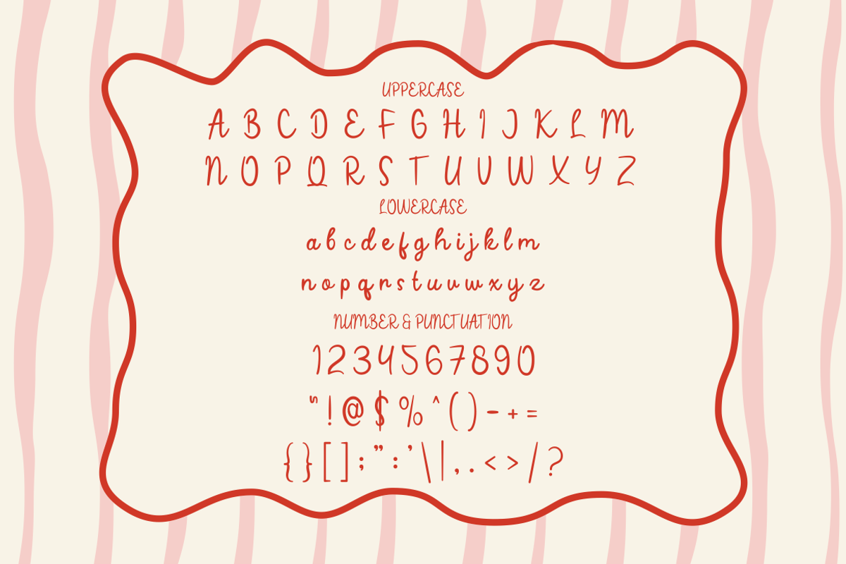 Sweete Line Script Font, a Script Font by PutraCetol Studio (Photo 5 of 5)