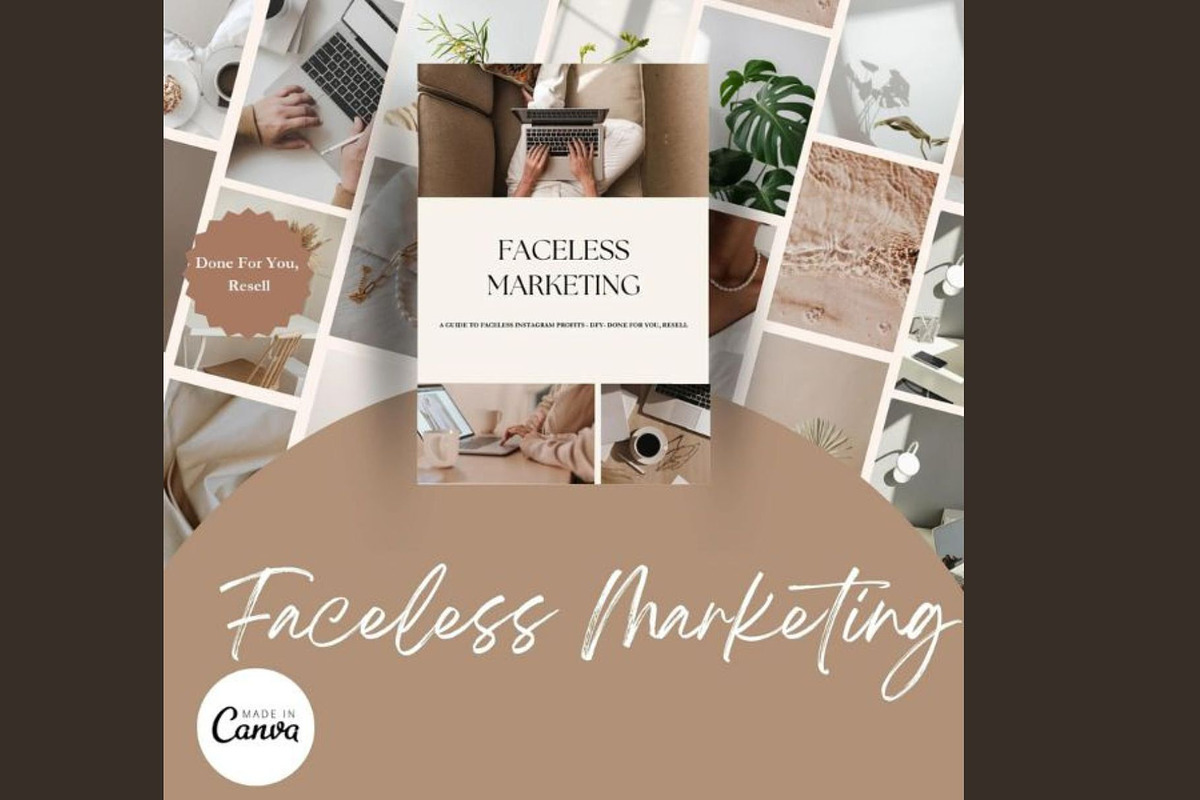 Faceless Digital Marketing: A Guide, a Marketing Template by Lynn Reese Designs (Photo 1 of 5)