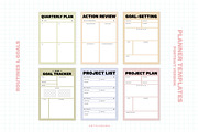 Routines & Goal Planner Set, a Stationery Template by Artflorara (Thumbnail 6 of 9)