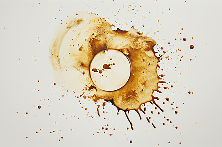 Coffee splash and stains., a Background Photo by MistyDay