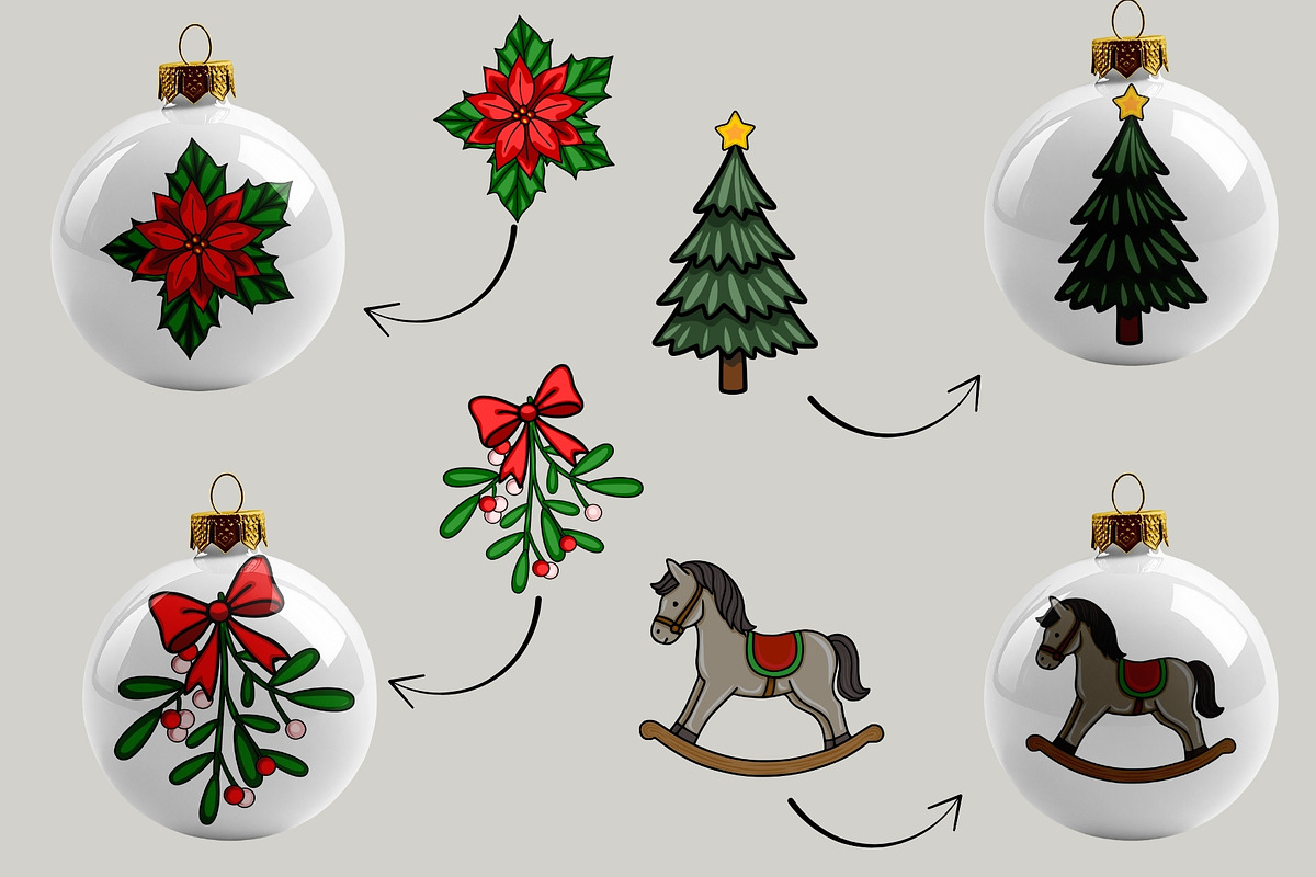 Christmas Rocking Horse, a Seasonal Illustration by Elatedowl (Photo 9 of 12)