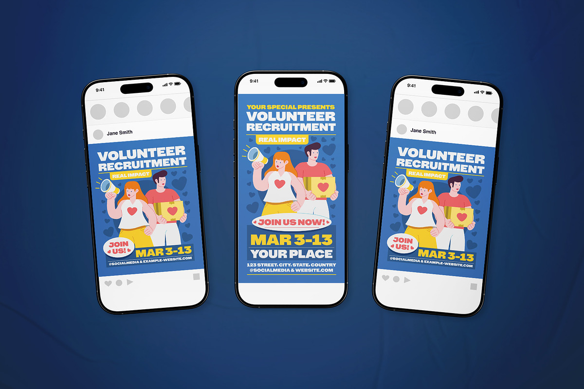 Volunteer Recruitment Flyer Set, a Flyer Template by The Good Store (Photo 2 of 2)