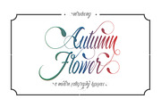 Autumn Flower Script, a Script Font by Thirtypath Studio (Thumbnail 1 of 5)