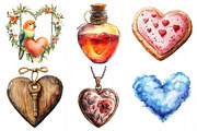 Boho Valentine’s Day Clipart, an Illustration by Daily.Designs (Thumbnail 7 of 8)