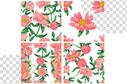 Peony Pattern Crayons  Seamless, a Pattern Graphic by Lucyinyourheart (Thumbnail 2 of 10)