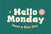 Bocilato - Groovy Font, a Handwritten Font by LetterStuff Typefoundry (Thumbnail 2 of 8)