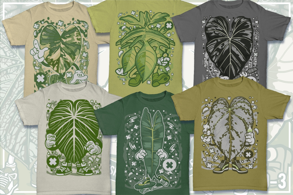 100 Cartoon Tshirt Designs Bundle #9, an Illustration by roach_graphic (Photo 11 of 17)