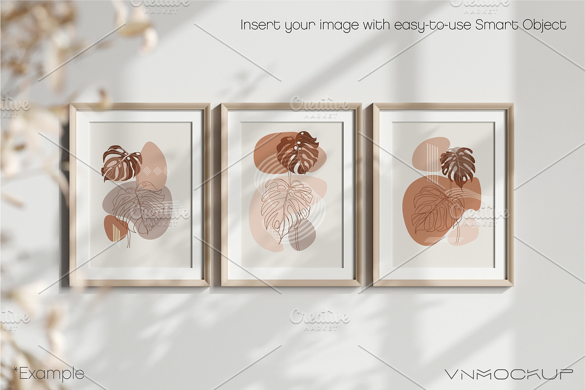 Boho Frames Bundle - 27 Mockups, a Print Template by VNmockup (Photo 2 of 8)