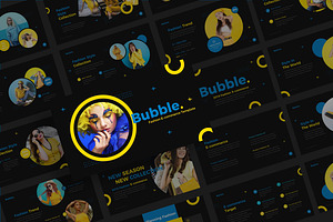 Bubble Fashion Keynote Template