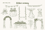 Coquette Ink Wedding Day Bundle, an Object Illustration by KathrineWatercolor (Thumbnail 3 of 14)