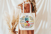 He is Dad PNG, Christian Fathers Day, an Illustration by Designking (Thumbnail 3 of 6)