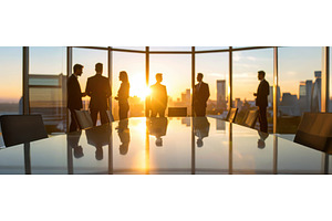 Silhouettes of business, an Architecture Photo by Igor Tichonow