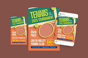Tennis Tournament Flyer, a Flyer Template by MMPixelCraft (Thumbnail 2 of 4)