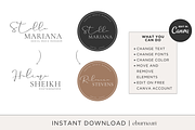 Modern Logo Template Kit Canva, a Branding & Logo Template by Studio Eburnean (Thumbnail 3 of 4)