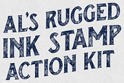 AL's Rugged Ink Stamp Action Kit, an Action Add-On by AL's Design Studio (Thumbnail 5 of 9)