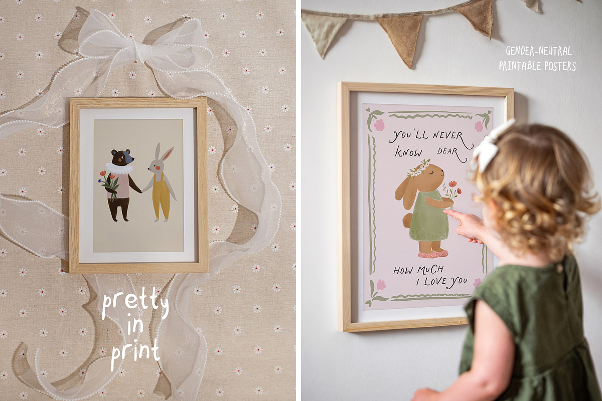 Pretty in Print - 150 Kids Posters, a Background Graphic by Muse Artist (Photo 8 of 16)