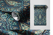 Paper Wallpaper Mockup Bundle, a Merchandise Mockup by creatsy5 (Thumbnail 10 of 21)