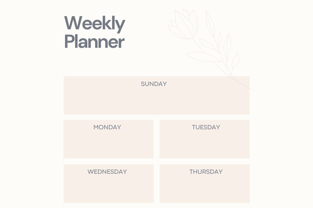 ADHD Therapy Daily Planner, a Stationery Template by Brand Your Biz Co. (Photo 5 of 7)