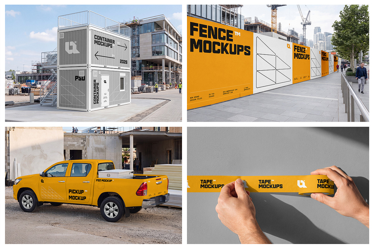 Construction Mockups, an Advertising Mockup by Mr.Mockup™ (Photo 15 of 16)
