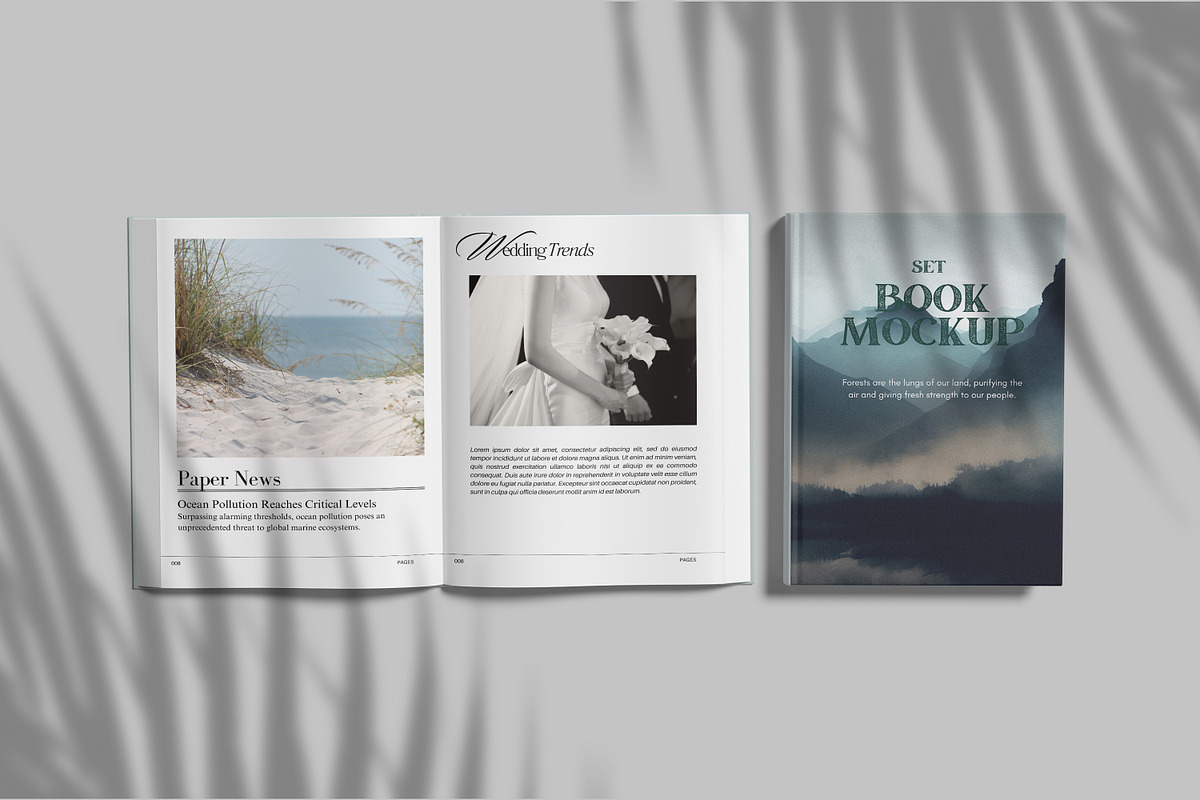 Hardcover Book Mockup, a Books & Magazine Mockup by lamorastudio (Photo 7 of 9)