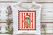 Christmas Coquette Stamps Gingerbrea, an Illustration by Libby Wishes (Thumbnail 5 of 5)
