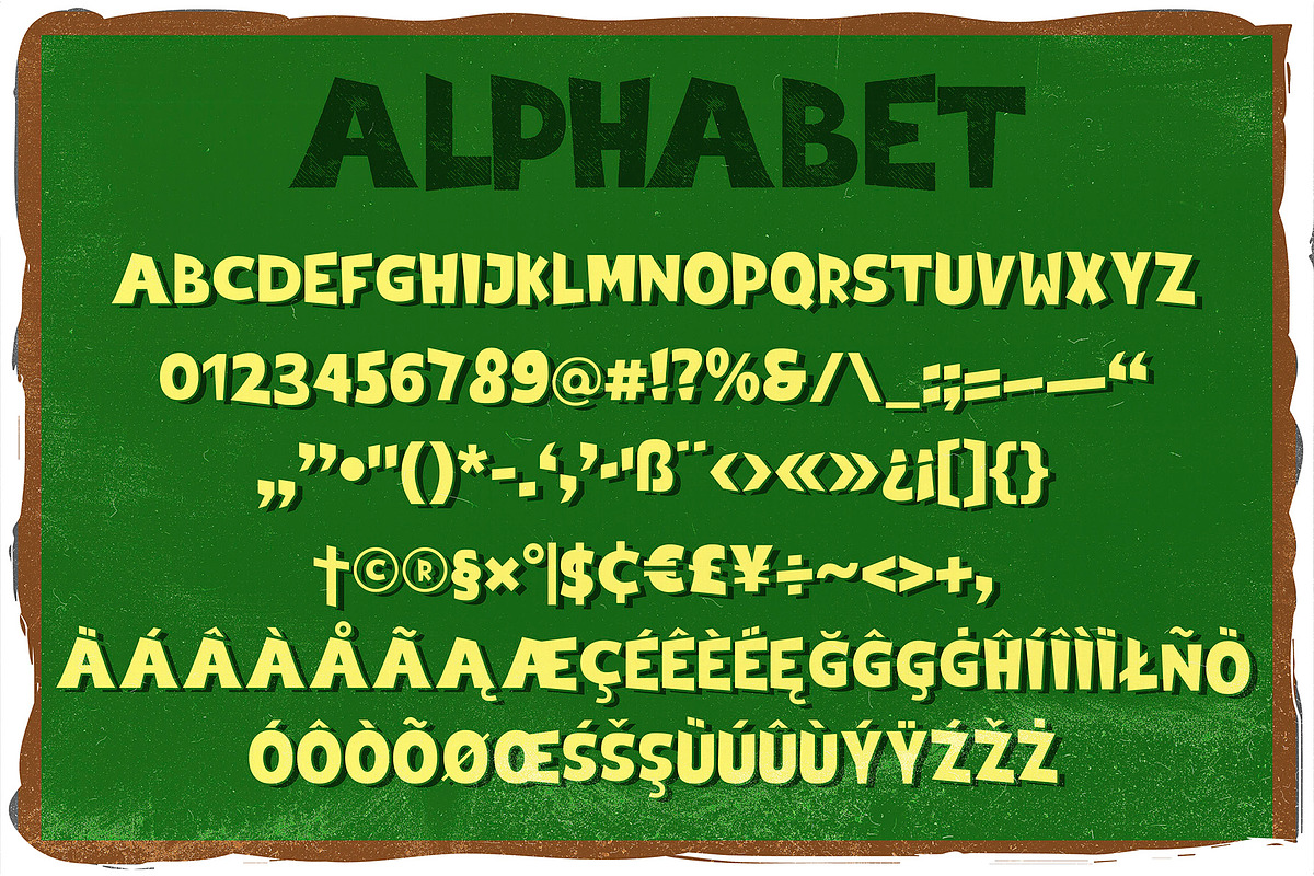 Pencil Box font 6 t-shirt designs, a Font by Heather_insane (Photo 2 of 7)